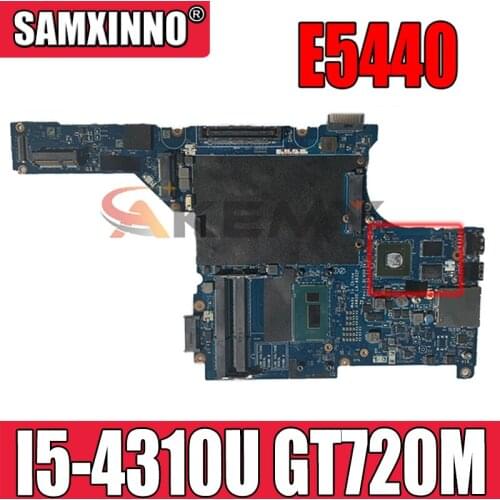 Akemy For DELL E5440 Laptop Motherboard VAW30 LA-9832P With SR1EE I5-4310u 2.0GHz N14M-GE-S-A2 GT720M 100% Tested