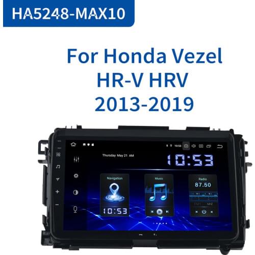 Dasaita 1 din 1080P Video Car Android 10 Radio GPS for Honda Vezel HR-V HRV 2014 2015 2016 2017 Bluetooth 8" Multi Touch Screen