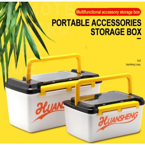 Large Double Layer Fishing Tackle Box Multifunction Lures Bait Storage Case Organizer Container Fishing Tool Accessories X415G