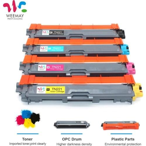Color toner cartridge TN221 TN241 TN251 TN261 TN281 TN291 for Brother HL-3140CW 3150CDW 3170 MFC9130CW 9140CDN 9330CDW