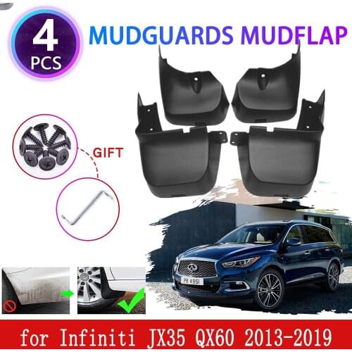 For Infiniti JX35 QX60 2013 2014 2015 2016 2017 2018 2019 Mudguards Mudflap Fender Mud Guard Splash Protect Wheel Accessories