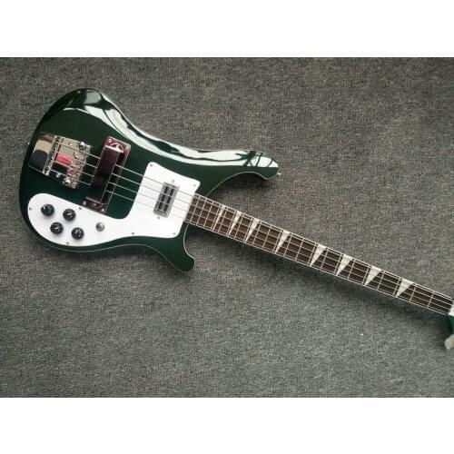 China OEM factory rickenback 4003 green color electric bass guitar with left/right hand available