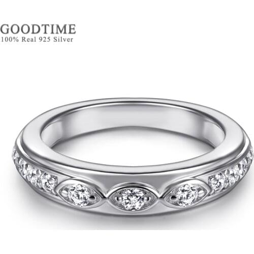 Fashion 925 Sterling Silver Ring Horse Eye Luxury Zircon Rhinestone Engagement Wedding Ring Jewelry Accessories Gift For Party