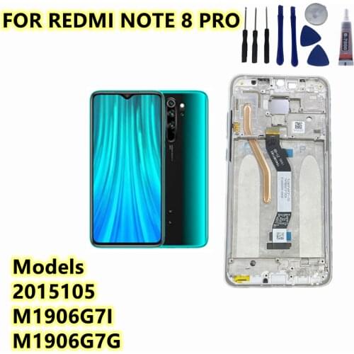 Original LCD For RedMi Note 8 pro Lcd Display Touch Screen Digitizer Assembly Replacement With RedMi Note 8 Pro Mi Display