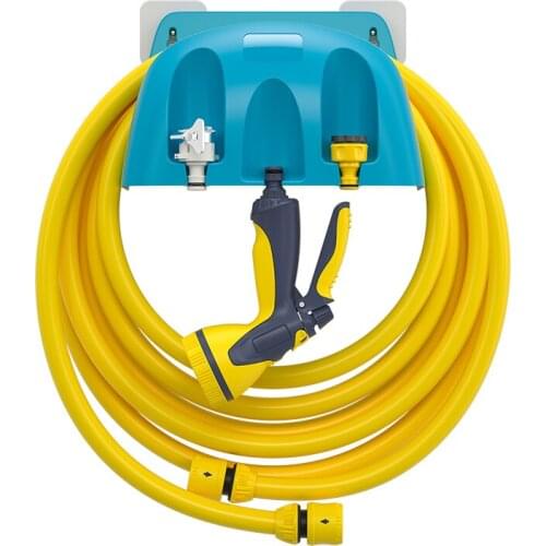 Dropshipping Garden Hose Wall Mount Hanger Hole-Free Water Hose Bracket Car Hose Holder Yard Butler Hanging Rack Hose Storage