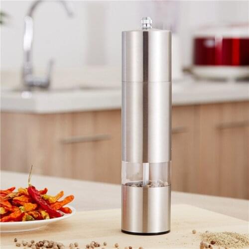 Household Stainless Steel Manual Pepper Salt Spice Mill Grinder Kitchen Accessories For Use In Restaurant Hotel And Home Kitchen