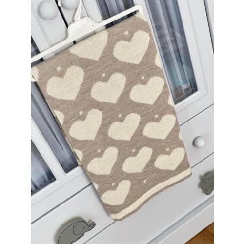Heart Mesh Blanket 80x100cm