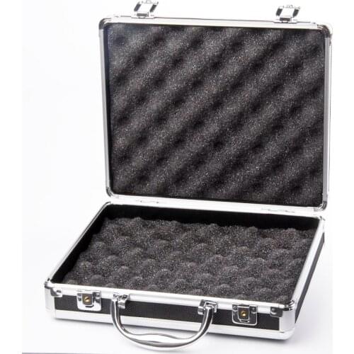 Tactical Aluminum Alloy Storage Bag Hard Pistol Case Gun Case Padded Foam Lining Box For Hunting Airsoft Handgun Case