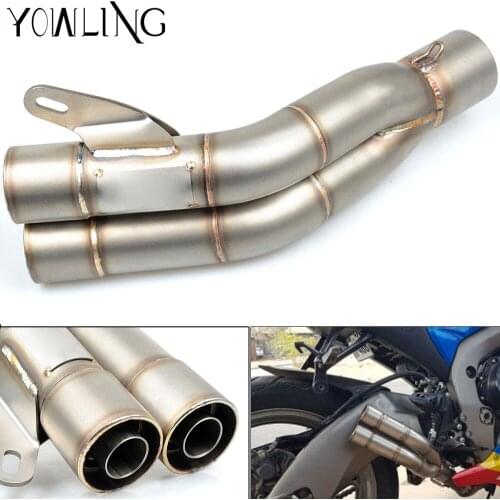 Universal Modified Motorcycle Scooter Exhaust Pipe Muffler Escape For Yamaha YZF R1 R6 R6S FZIS FAZER1000 FZ6S FAZER600 XJ6 FZ8