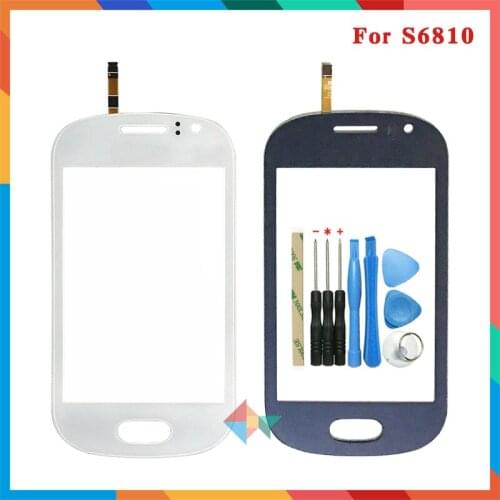 High Quality 3.5" For Samsung Galaxy Fame S6810 S6812 Touch Screen Digitizer Front Glass Lens Sensor Panel