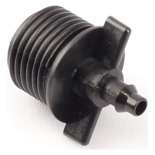 20pcs 0.5 Inch Thread to 4/7mm Barbed Reducer for Irrigation Hose 1/2 Inch Male Thread Connector for Garden Water Pipe