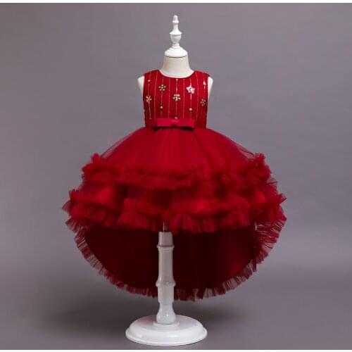 2021 Fashion Children Dress Formal Dress Princess Dresses For Girls Birthday Evening Dresses Wedding Dress Vestidos 3-10 Age