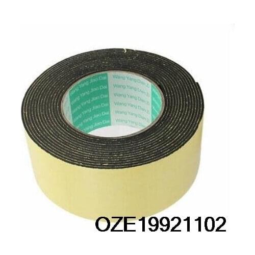 5Meter 60mm x 2mm Single-side Adhesive Shockproof Sponge Foam Tape Yellow