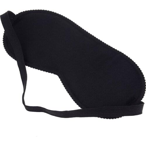 5pcs Travel Black Eye Masks Fast Sleeping Eye Mask Eyeshade Cover Shade Patch Women Men Soft Portable Blindfold