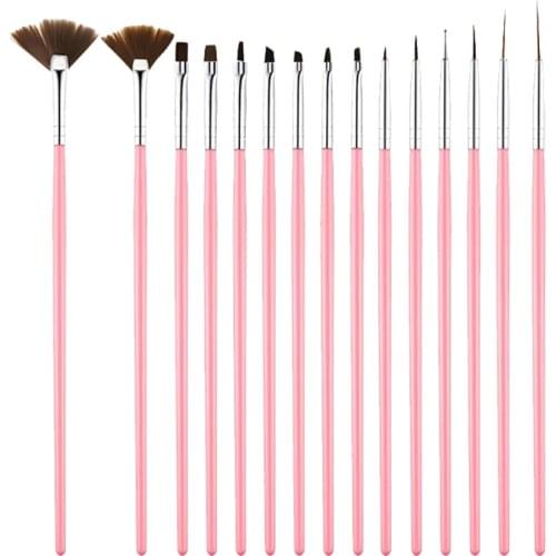 8pcs/set Nail Art Liner Painting Pen 3D Tips DIY Acrylic UV Gel Brushes Drawing Kit Flower Line Grid French Design Manicure Tool