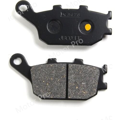 Motorcycle Accessories Organic Rear Brake Pads For KAWASAKI EN 650 EN650 Vulcan S ABS KLE KLE650 Versys Z750 KLV KLZ 1000 Z1000