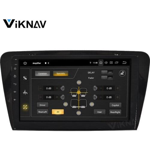 Android 2 din car radio for Skoda Octavia 2007-2014 auto audio stereo receiver multimedia player GPS navigation tape recorder