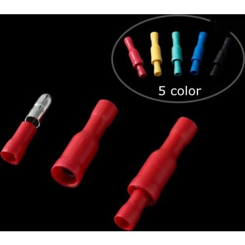 Free shipping 100sets 5 color Wire connection Crimp terminal for 0.5-1.5 square wire quick connection 20 sets each color