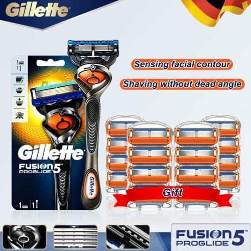 Gillette Fusion 5 Proglide Safety Razor Shaver For Men Shaving Machine For Beard Shavette With Blades Shave Cassettes