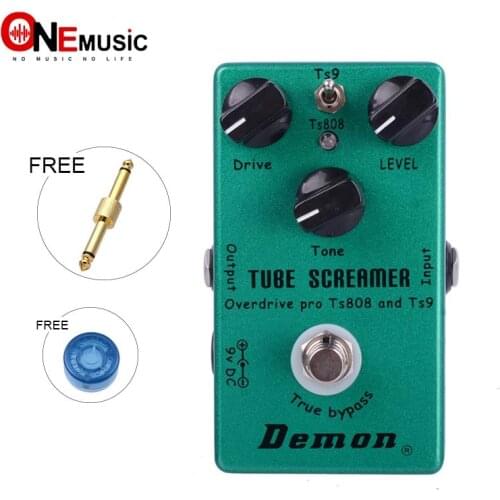 Demon TS808 Tube Screamer Overdrive Pro Vintage Electric Guitar Effect Pedal