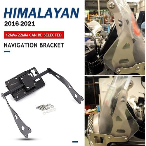 Motorcycle Navigation Bracket GPS Plate Bracket Adapt Holder Accessories GPS SMART PHONE For ROYAL ENFIELD HIMALAYAN 2016 - 2021