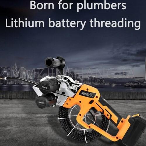 High Power Lithium Battery Pull Line Stringing Machine Artifact Chargeable Electrician Electric Cable Threader