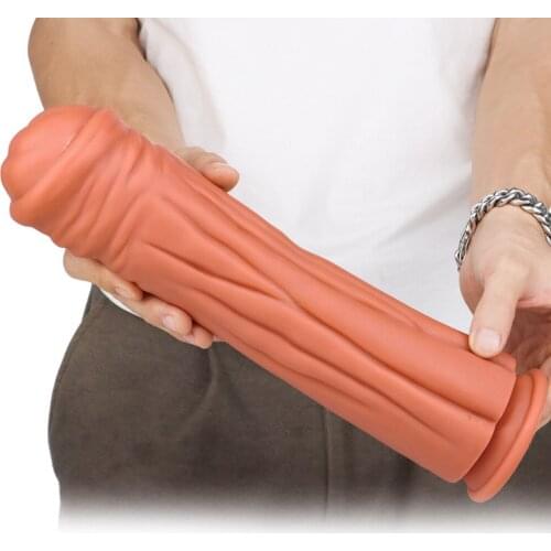 Huge Horse Double-Layer Liquid Silicone Large Simulator Cock Penis Female Masturbation Penis Fun Female Adult Supplies