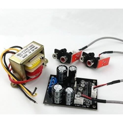 Vinyl Record Player Preamplifier Board MM MC Phono Amplifier Gramophone Head Magnification Preamp Dual AC 12-16V