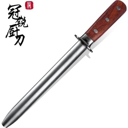 Professional Knife Sharpener Rod Kitchen Accessories Chef Kitchen Knives Scissors Hunting Knife Sharpeners 9 inch Home Cooking
