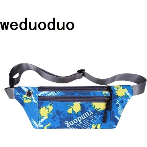 Weduoduo 2019 Unisex Women Men Sport Waist Pack Phone Pouch Bag Work Waist Bag Casual Small Chest Bags