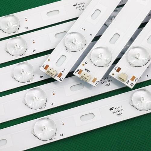 New 8pcs LED backlight strip 6+6 Lamps for KL42GT618 35017856 35017847rev-00 6leds