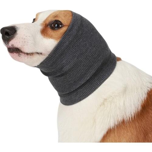 Pet Dogs Hoodie Dog Neck And Ears Warmer Scarf Dog Costume For Comfort and Protect Your Dog Helps Calm Provides Anti Anxiety