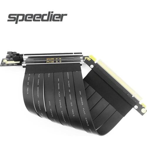 Gen3 Graphics Card Extension Cable PCI-E X16 3.0 Full Speed Stable Compatible With ITX A4 Chassis 90 Degree Vertical Riser Cable
