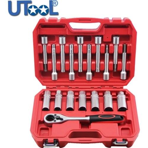 18pc Suspension Shock Absorber Strut Nut Removal Tool Kit