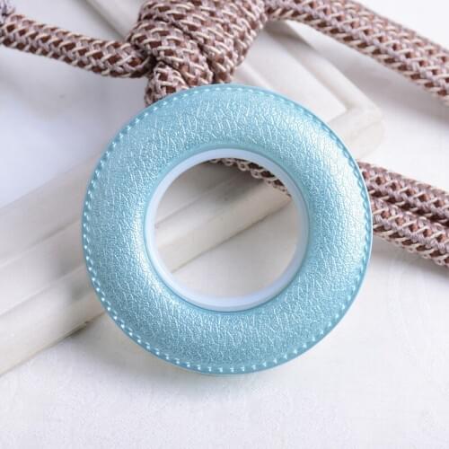 20Pcs/lot Curtain Punching Rings Nano Circle Curtain Accessories Silencer Mute Roman Ring DIY For Curtain Rods Eyelets Buckle