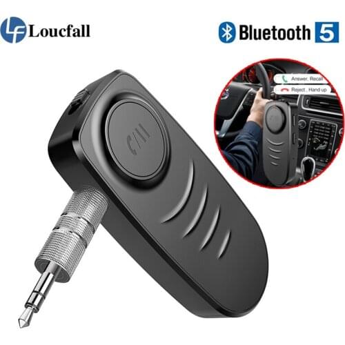 3.5mm Bluetooth 5.0 Receiver Transmitter Adapter Jack AUX Bluetooth Stereo Audio Music Receiver Wireless Adapter For Car
