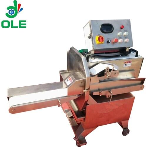 500-800kg/h Commercial Cooked Meat Beef Cutting Machine Cooked Meat Slicing Machine