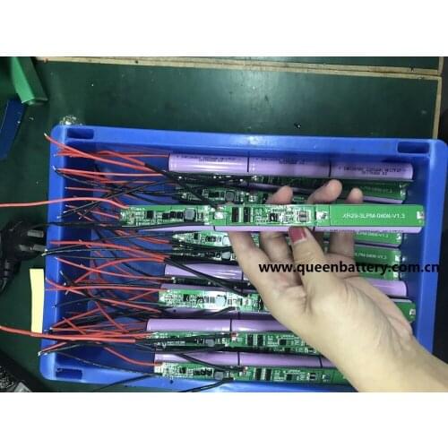 3S1P 11.1V 18650 2200mAh battery pack with PCB for solar power lighting