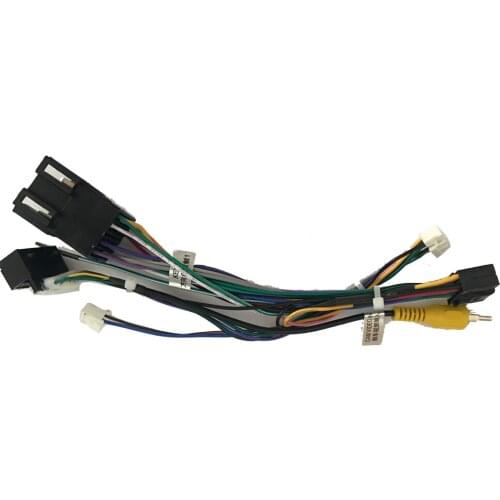 Android car radio Car Accessories Wire Wiring Harness Adapter Connector Plug Universal cable For Zotye T600 x5 High Trim cable