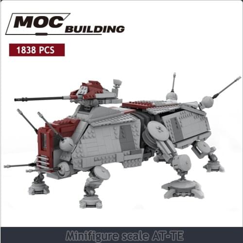 Kids MOC Blocks AT-TE RC Space Wars Series Collection Blocks Movie Model Assembly Toy Gifts