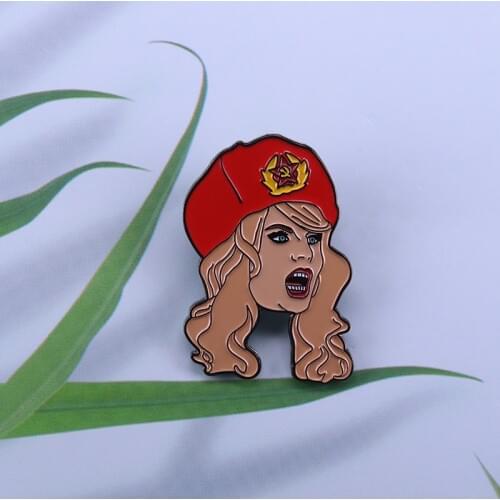 Katya Zamolodchikova enamel pin RuPauls Drag Race brooch
