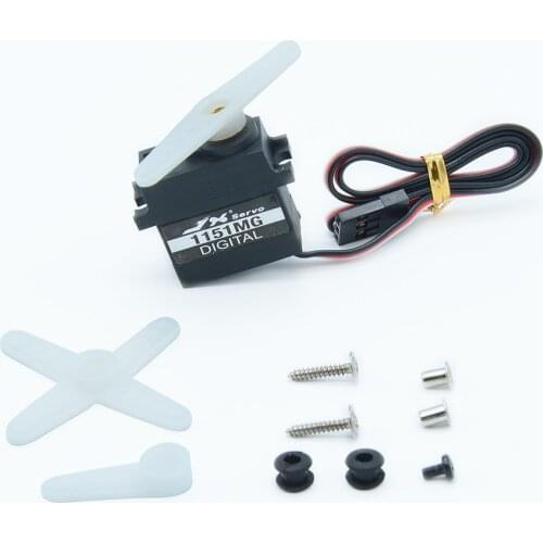 JX Servo PDI-1151MG 3.6kg 0.10sec Waterproof Metal Gear Digital Mini Servo For Rc hsp Helicopter Car Robot boat
