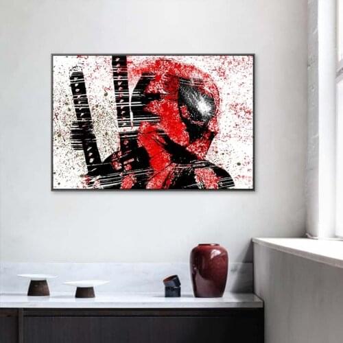 Classic Movie Deadpool Wall Art Poster Print Anime Character Thanos Canvas Painting Modern Wall Picture For Home Decor