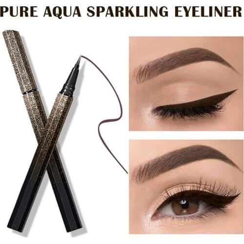 Eyeliner Sweat-Proof Quick-Drying Easy to Apply No Smudging Long Lasting Naturally MA