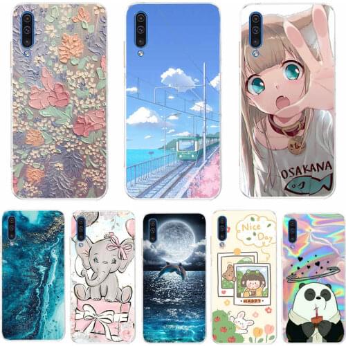 For Samsung A30S Case Silicone Soft TPU cartoon Phone Case For Coque Samsung Galaxy A30S Case Cover bumper funda