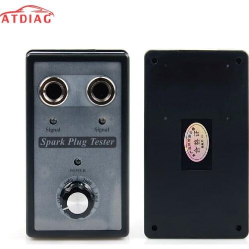 2019 Car Spark Plug Tester Ignition Testers Automotive Diagnostic Tool Double Hole Analyzer for 12V Gasoline Vehicles Petrol