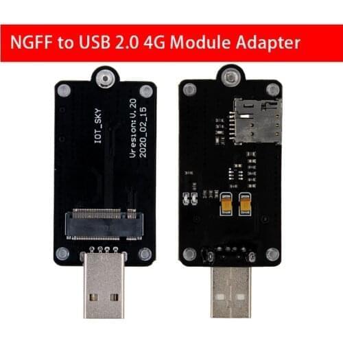 In stock! M.2 NGFF to USB 4G module adapter evk board with Nano SIM slot for EM12-G EM05 EM06-E EM160R-GL SIM7600G-H-M2
