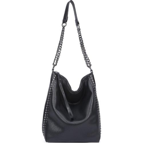 Vintage Pu Leather Shoulder Bag Ins Casual Fashion Solid Color Tote Bag Joker Soft Leather Large Capacity Handbag