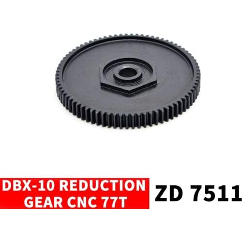 ZD Racing DBX-10 Desert Buggy Off-Road Vehicle Refit Parts Steel Reduction Gear 77T 7511 for 1/10 RC Model Car Accessories