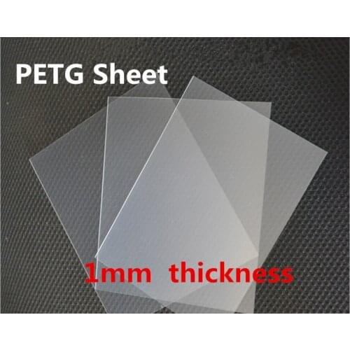 1mm thickness PETG Sheet lucency PETG panel High transparent plastic board Excellent environmental performance